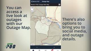 Utilize the SmartHub Outage Map
