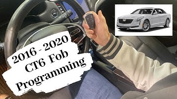 How To Program A Cadillac CT6 Smart Key Remote Fob 2016 - 2020