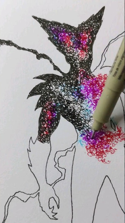 Cosmic Garou Drawing by me