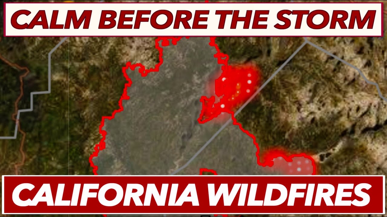 Update and Forecast for the California Wildfires as a Red Flag Warning
