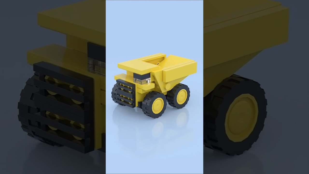 LEGO Micro Dump Truck 🚧🛻 Tiny Construction Power! ✨ 