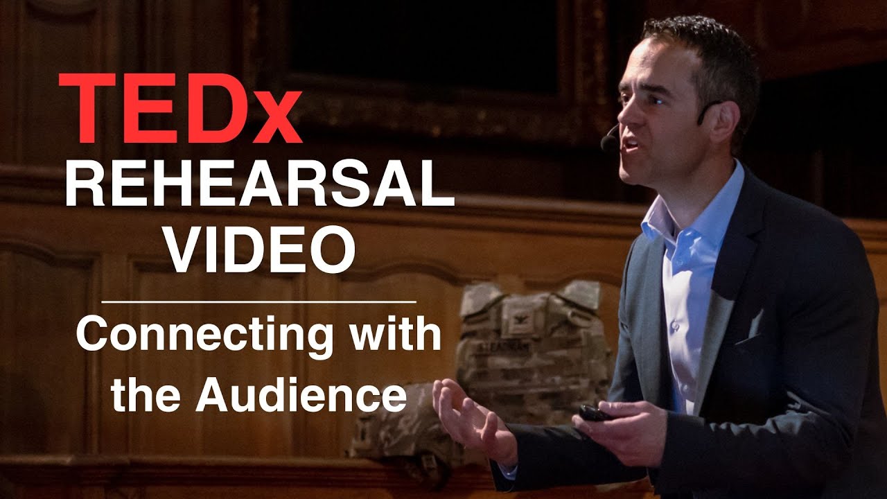 Connecting with the Audience | TEDx Final Rehearsal Video - YouTube