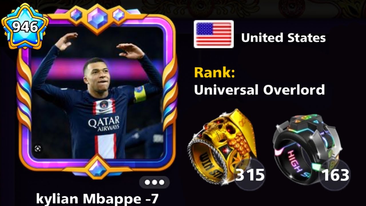 WOW 315 Win Streak Rings Player 🙀 in Venice 150M Table - 8 ball pool - ITz BILAL gaming