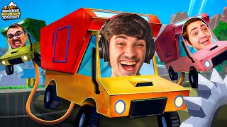 SUBINDO UMA MONTANHA DE CARRO! | Dangerous Mountain Together screenshot 4