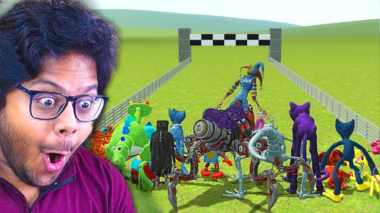 WHO is the FASTEST POPPY PLAYTIME MONSTER!? (Poppy Playtime Chapter 1, 2, 3, 4, 5, 6) | AYUSH MORE 😱