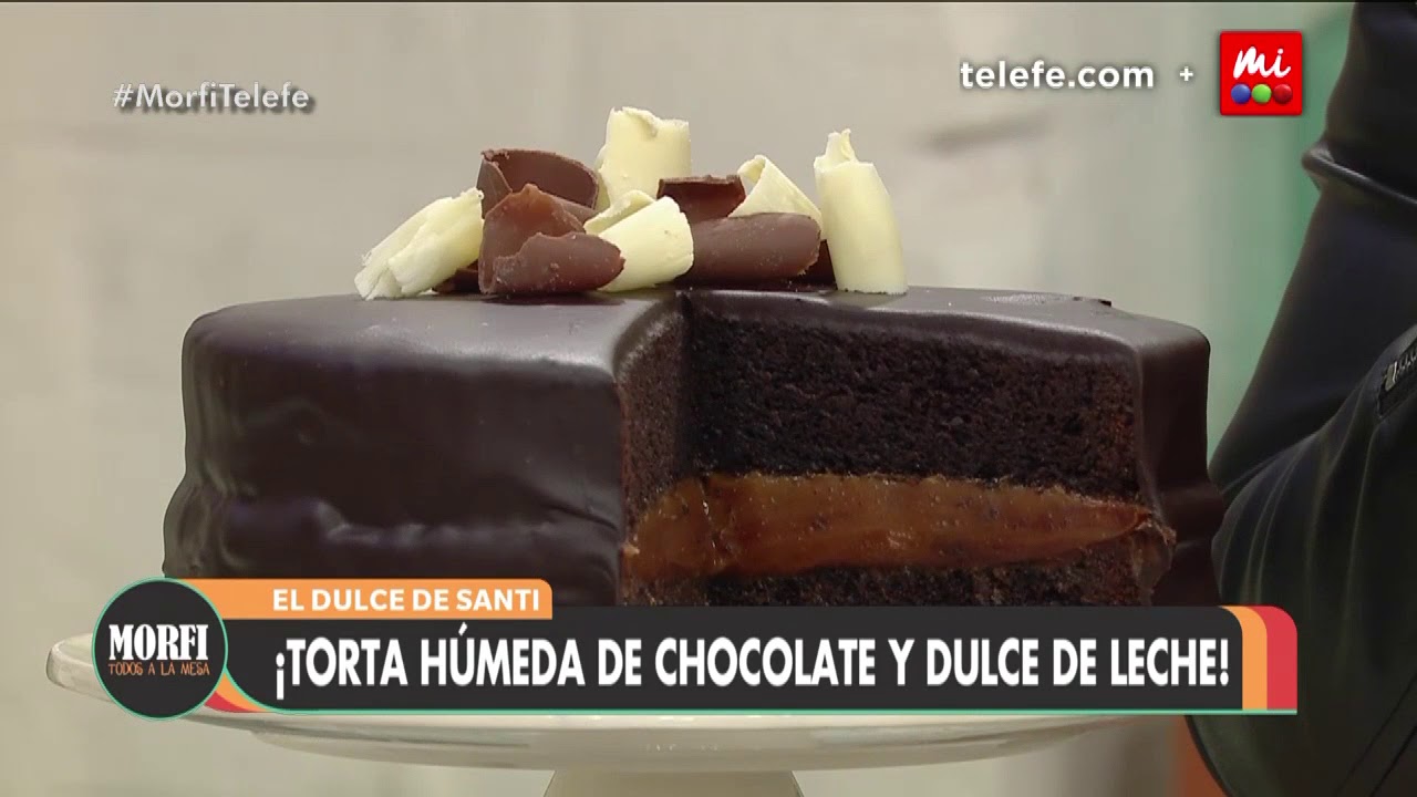 Torta húmeda de chocolate y dulce de leche - Morfi