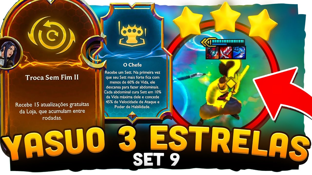 YASUO 3 ESTRELAS CARREGOU NO MODO DUPLAS - Teamfight Tactics | TFT BR | SET 9