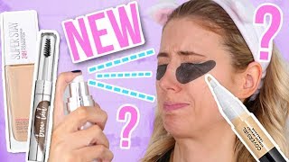 NEW 2018 DRUGSTORE MAKEUP TESTED || 5 First Impressions