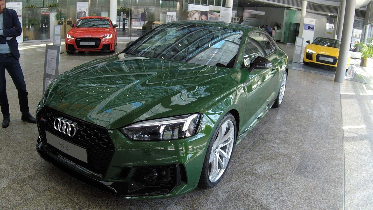 Audi Rs5 Coupe New Model 2017 Sonoma Green Colour Walkaround Interior