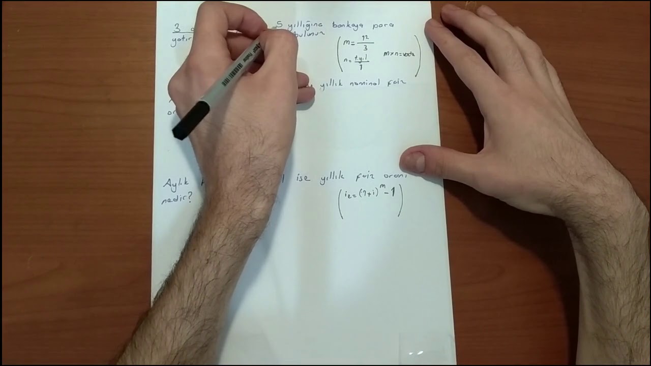 Mühendislik Ekonomisi Soru Çözümü 1 Gelecek-Bugünkü Değer Nominal-Efektif Faiz