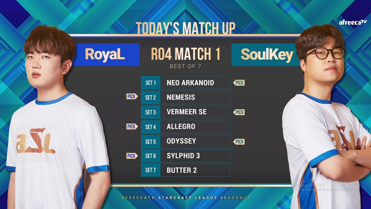 [ENG] ASL S14 Ro.4 Match 1 (Royal vs Soulkey) - ASL English (StarCastTV ...