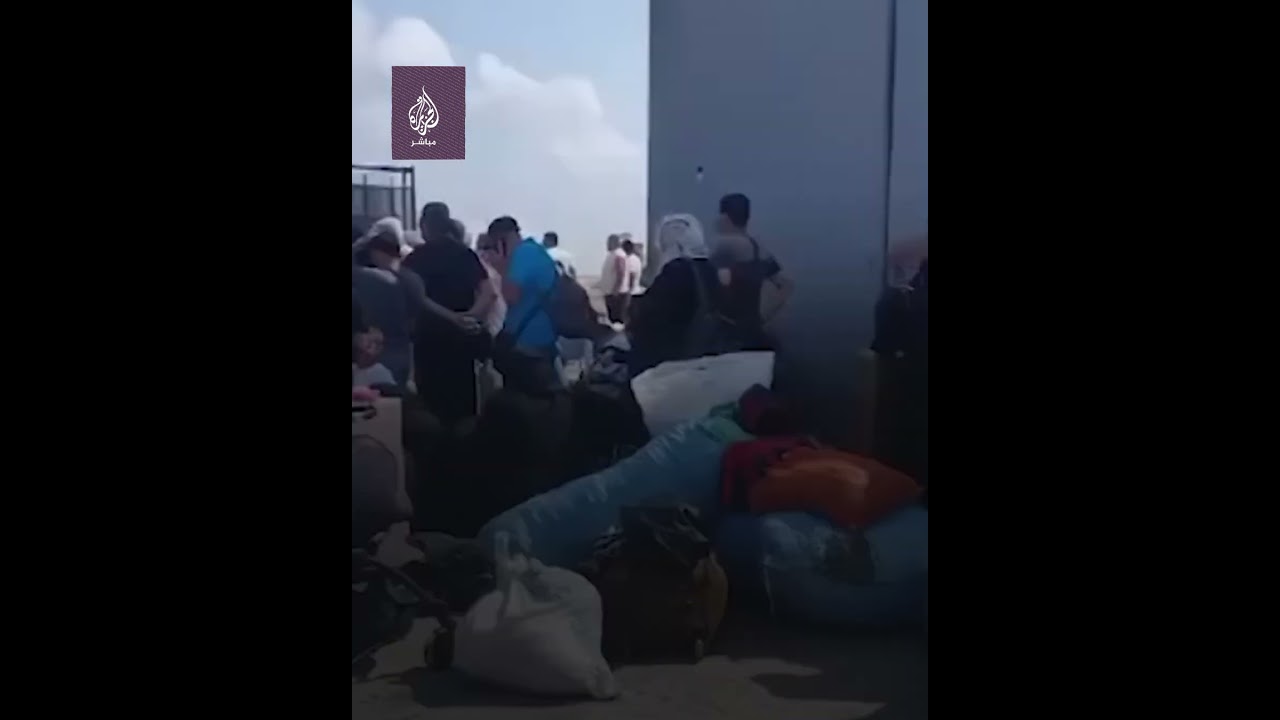 صور تظهر قـ ــصف قوات الاحتلال الإسرائيلي لمعبر رفح في الجانب الفلسطيني
