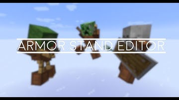 Armor Stand Editor: Actually Working!