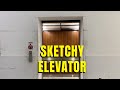 Sketchy Westinghouse/Montgomery Hydraulic Elevator - Burlington Coat Factory - Gaithersburg, MD