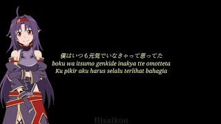 Senyum palsu - Kata kata sedih anime - Quotes anime SAO