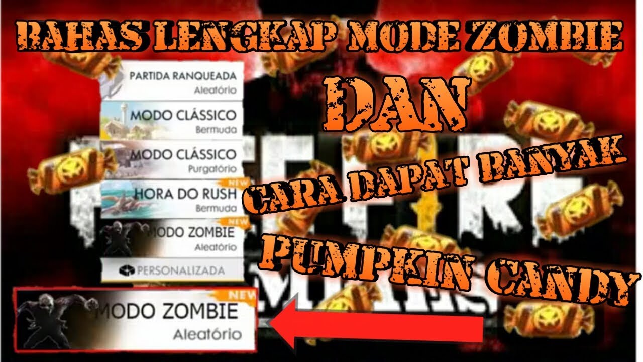 Free Fire Cara Mendapatkan Banyak Pumpkin Candy Dan Bahas
