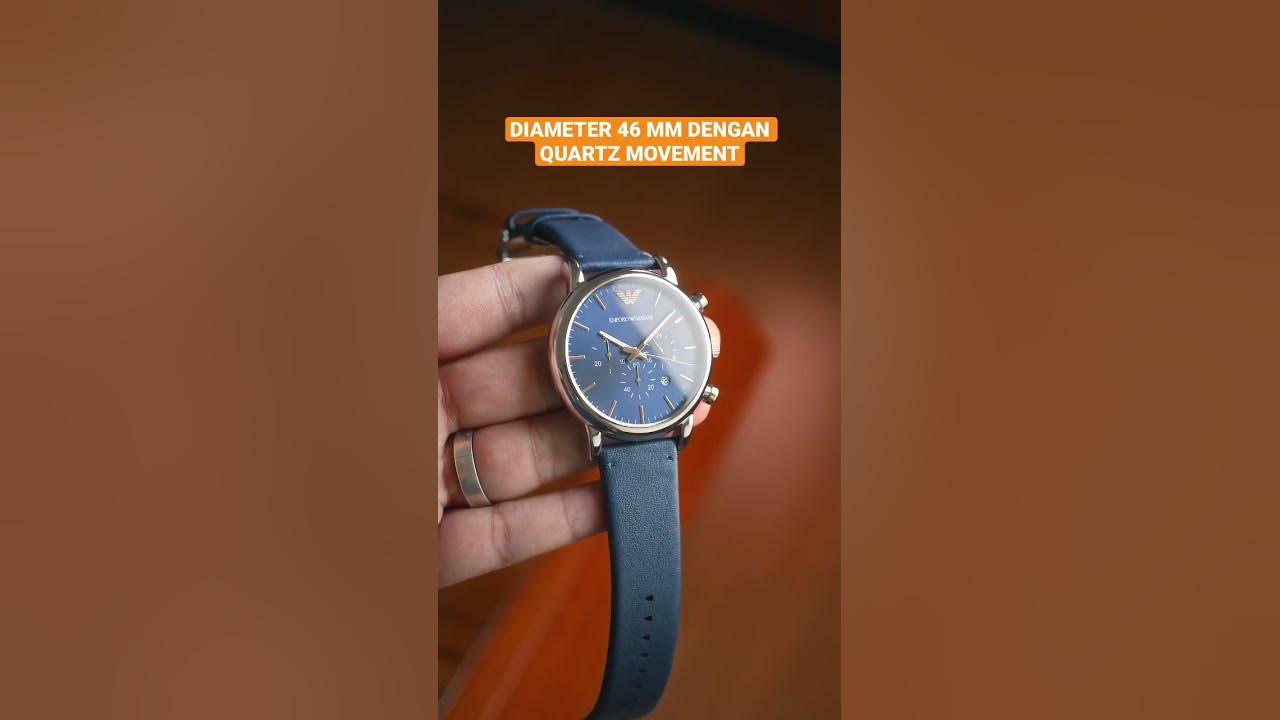 Casual watch dgn fitur chronograph? Nih ada Emporio Armani AR11451! #shorts  #shortvideo #jamtangan - YouTube