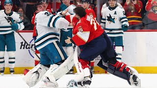 Download Lagu Sergei Bobrovsky \u0026 Alex Nedeljkovic drop the gloves!! MP3