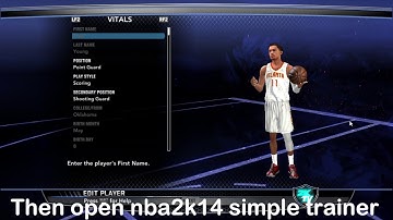 NBA2K14 - HOW TO KNOW THE CREATED PLAYER PNG