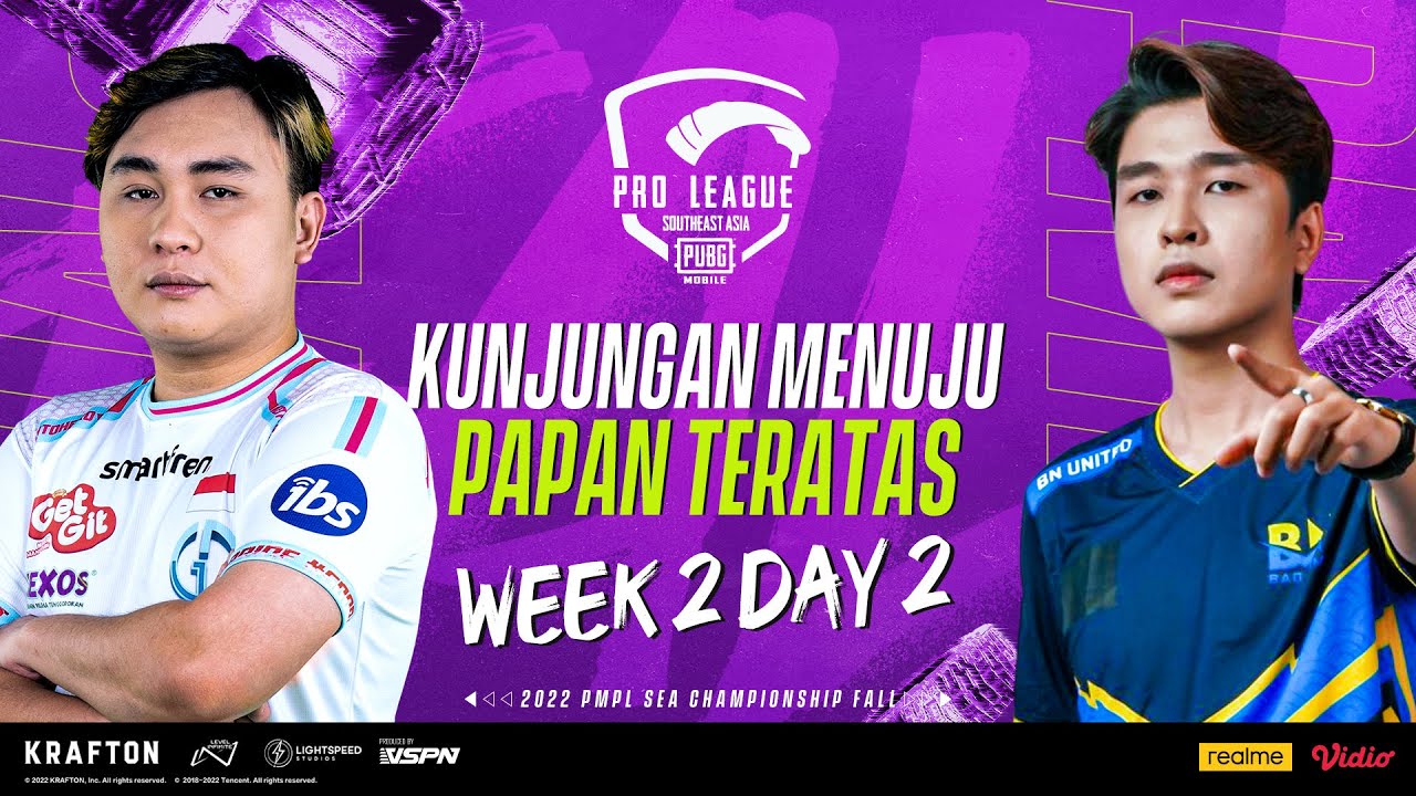 [ID] 2022 PMPL South East Asia Championship W2D2 | Fall | KUNJUNGAN MENUJUPAPAN TERATAS