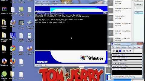Windows Whistler Build 2296 Install In Microsoft Virtual Pc 2007.wmv