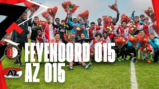 Last minute winner & winter champion! | Highlights Feyenoord O15 - AZ O15 | FA 2022-2023