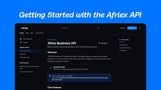 Getting Started with Afriex API News