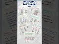 Paragraf Taktikleri #ags #ags2026 #yks #kpss #tyt