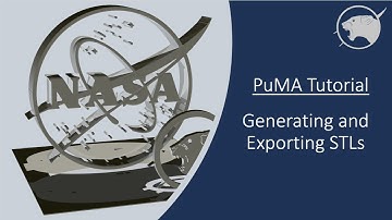 PuMA V3 Tutorial - Generating and Saving STLs in the GUI