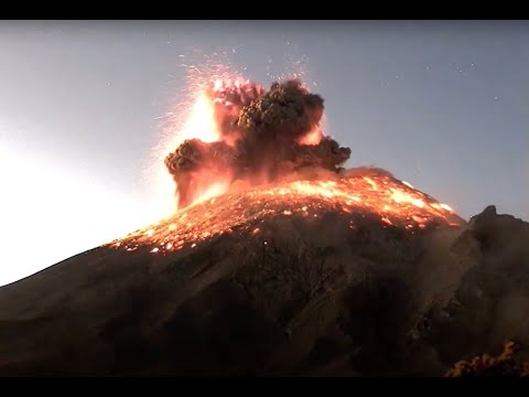 January 9, 2020 ~ Tlamacas Explosion (Real-Time) ~ Popocatepetl Volcano, Mexico