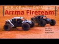 Awesome 1/7 Scale Arrma Fireteam 6S BLX Basher RC Military 4x4 Off Road Truck RC Crawler Truck