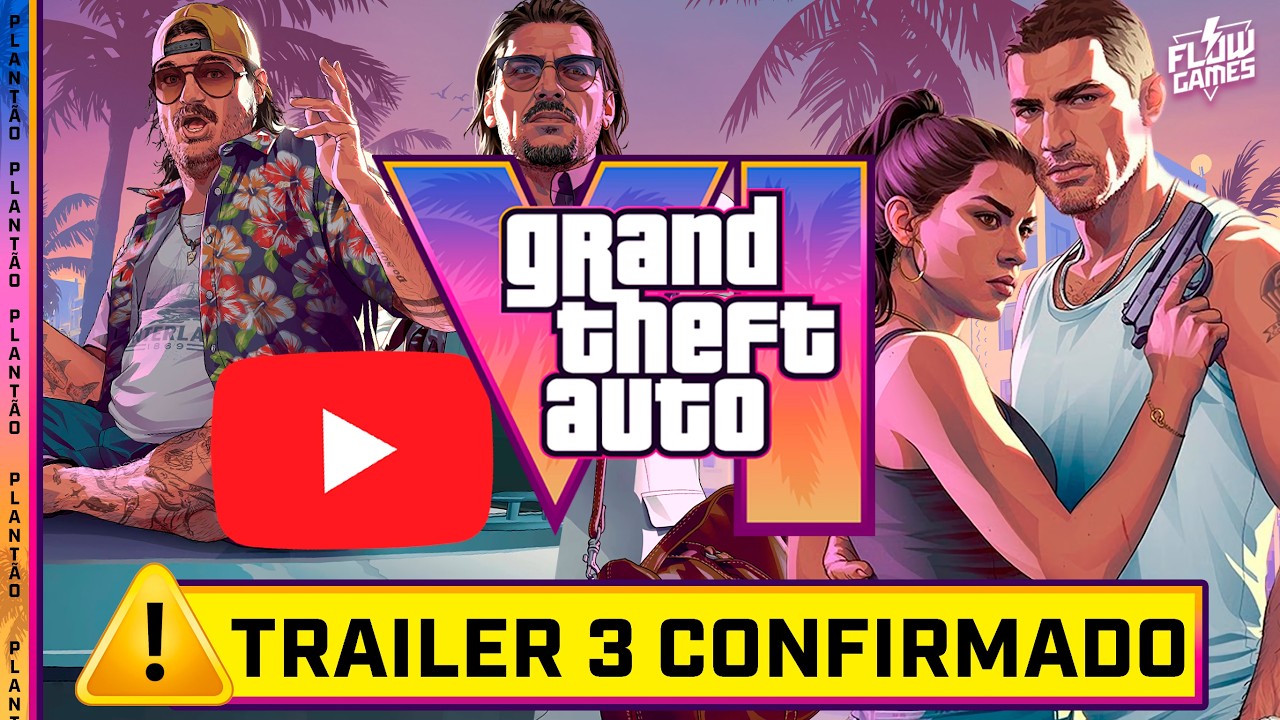 GTA 6 ROCKSTAR ANUNCIA DATA DO TRAILER ESTENDIDO - #flowgames