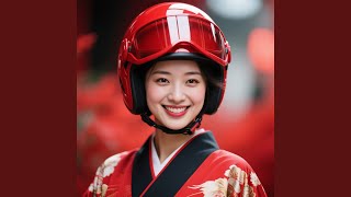 Red Helmet Visor