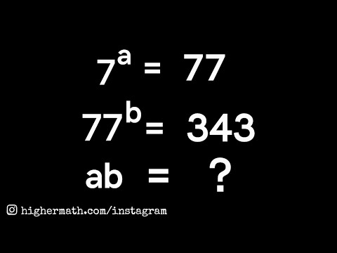 Mathematical Olympiad | Solve for ab | Math Olympiad Preparation | @Highermaths