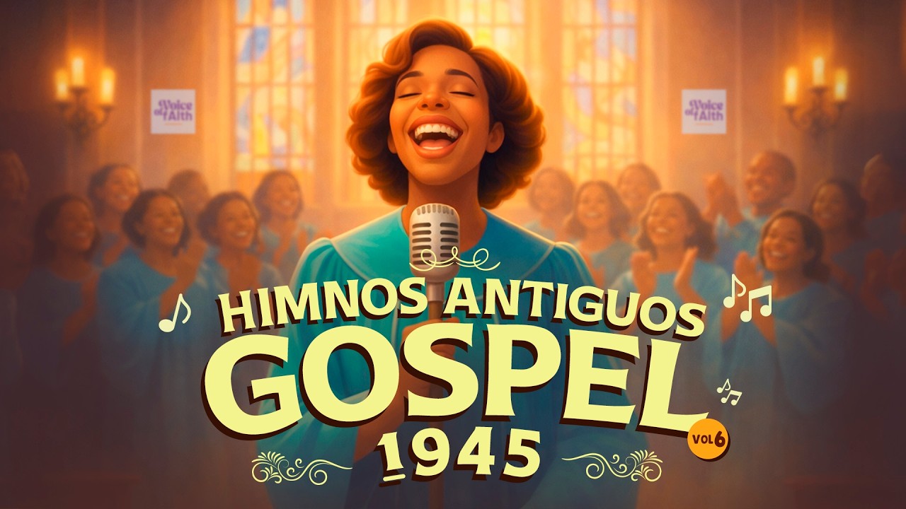 Himnos Antiguos – Gospel 1945 | 30 minutos de Fe y Adoración ✝️🎶 Vol 6
