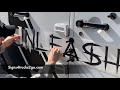 Door Decals Graphic  Installation JEEP Wrangler Sahara Rubicon Signs4trucks2go Video n25