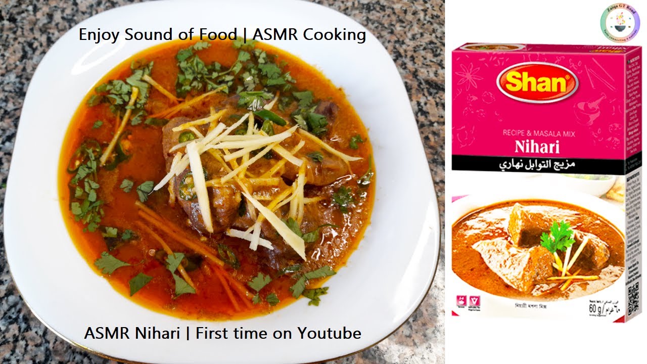 ASMR Cooking Shan Nihari Banane Ka Tarika How To Prepare Shan Nihari