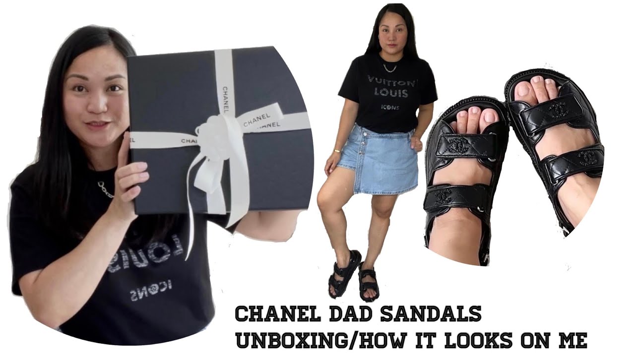 CHANEL DAD SANDALS UNBOXING 