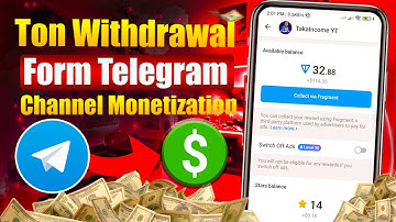 Telegram channel ton  withdrawal | telegram channel withdrawal | Telegram monetization