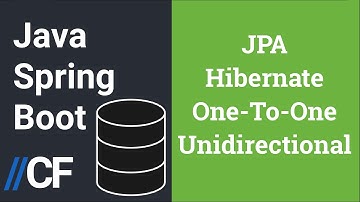 Java Spring Boot - JPA - Hibernate - H2 - One To One Unidirectional Relationship - @OneToOne
