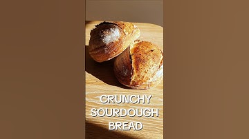 Crunchy Sourdough Bread #bread #baking  #sourdough #sourdoughbread #shorts #youtube #video #videos