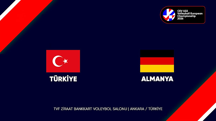 TÜRKİYE - ALMANYA | CEV U22 VOLLEYBALL EUROPEAN CHAMPIONSHIP 2026 MEN'S Qualification