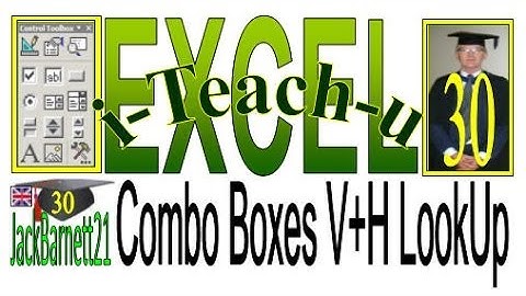 i-Teach-u Excel 30 - V&H Look-Up & Combo Boxes