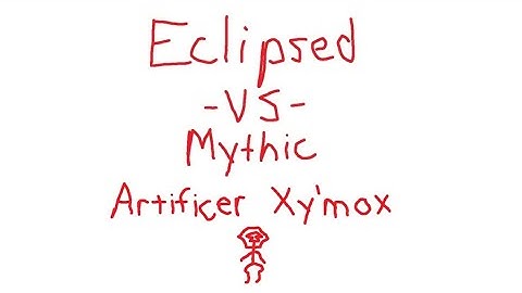 Eclipsed vs Mythic Artificer Xymox spriest PoV