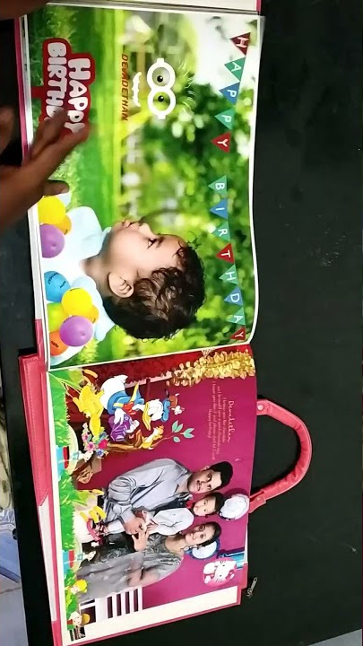 12*36 size synthetic album for birthday ceremony