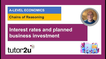 Interest rates and business investment - chain of reasoning