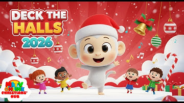 Deck the Halls 2026 | Fun Kids Christmas Song | 3D Cartoon with Joyo #ChristmasSongs