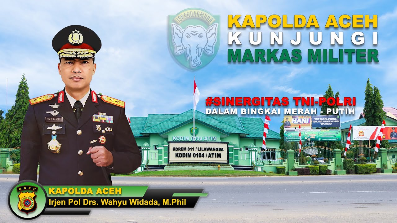 Kapolda Aceh Kunjungi Kodim 0104/Aceh Timur