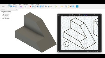 Autodesk Fusion Tutorial - 3D Modeling - 20 Isos Project - Solid Model #6
