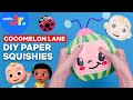 DIY CoComelon Lane Squishies! 👶🐞 Paper Crafts for Kids | CoComelon Lane | Netflix Jr